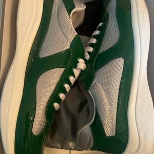 Slightly used Green Prada Cups Shoes size 11 
Retail is $850; send offers!